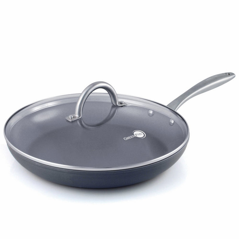 GreenPan Lima 12" Ceramic Non-Stick Covered Frypan