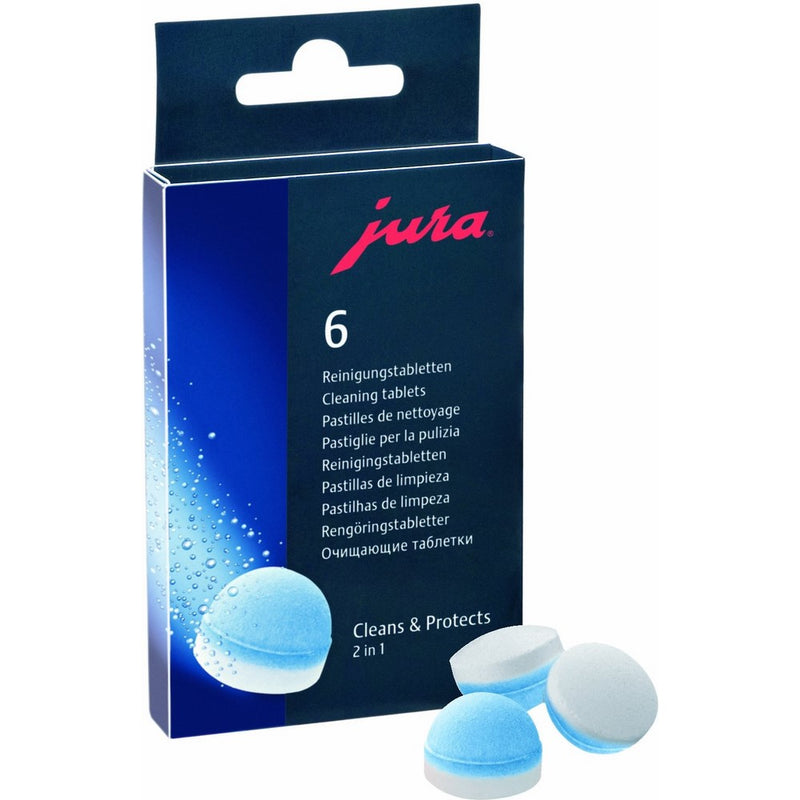 Jura 2-Phase Cleaning Tablets for Fully Automatic Coffee Machines, 12 Count