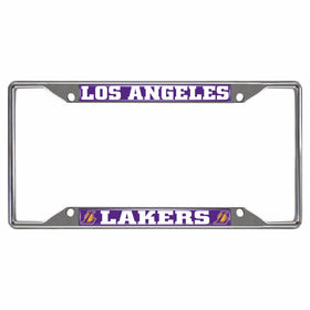 Fanmats 14796 NBA Los Angeles Lakers Chrome License Plate Frame