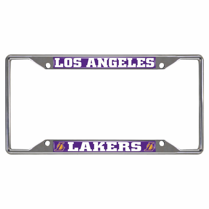 Fanmats 14796 NBA Los Angeles Lakers Chrome License Plate Frame