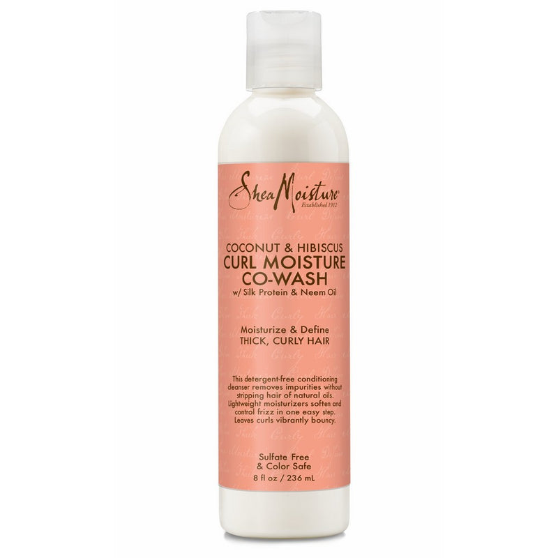Shea Moisture Coconut & Hibiscus Co-Wash Conditioning Cleanser, 8 Ounce