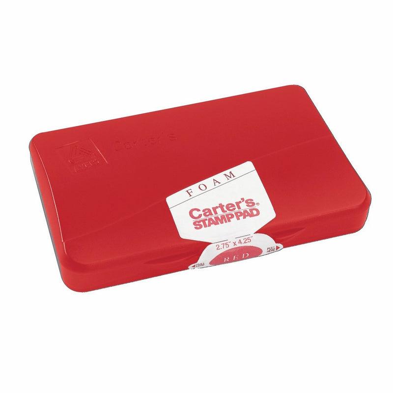 Carters(R) Foam Stamp Pad, Red, Size 1