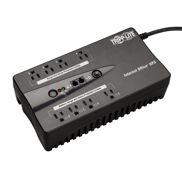 Tripp Lite 550VA UPS Desktop Battery Back Up, 8 Outlet, 300W 120V Standby, Ultra-Compact, USB (INTERNET550U)