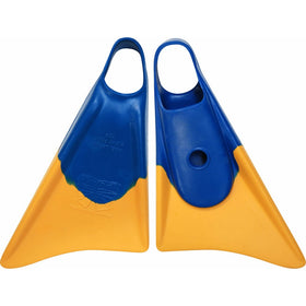 Churchill Makapuu Swimfins (Blue / Yellow - ML)
