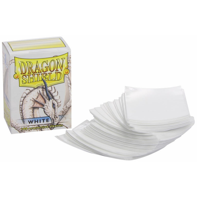 Dragon Shield Protective Card Sleeves (100 Count), White