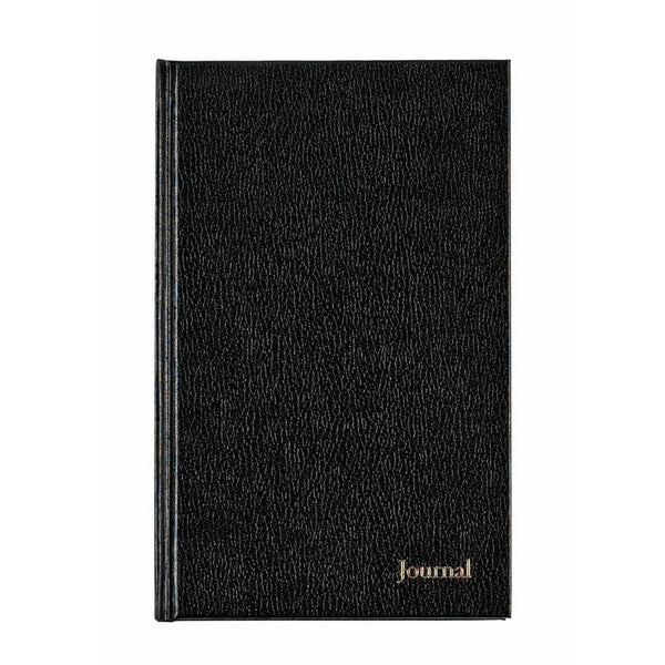 TOPS Executive Journal, Casebound, 8" x 5", Legal Rule, 160 Pages, Black Texhide Cover (J25558)