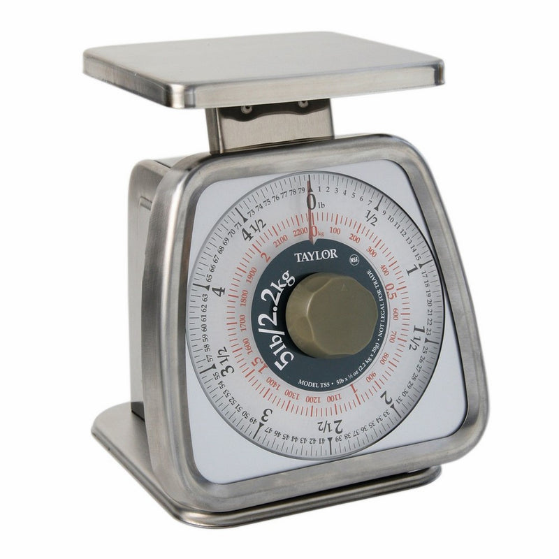 Taylor Precision Products Stainless Steel Analog Portion Control Scale (5-Pound)