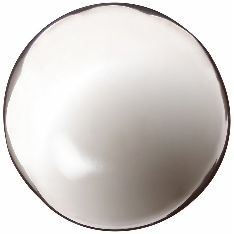 Rome 708-S Silver Stainless Steel Gazing Globe, Polished Stainless Steel, 8-Inch Diameter