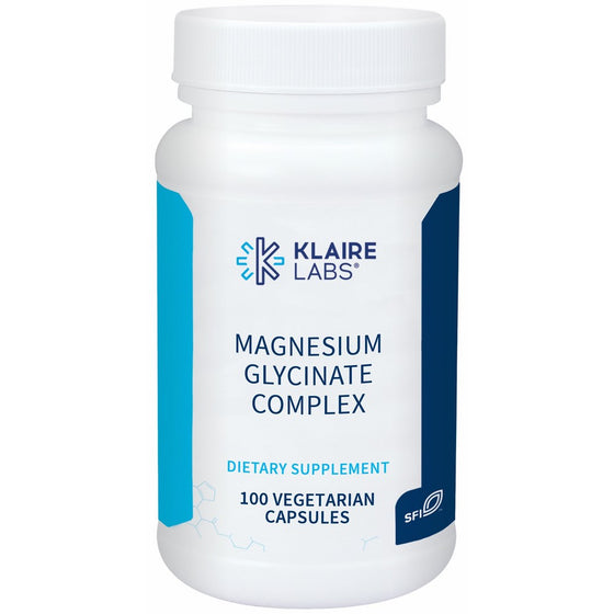 Klaire Labs Magnesium Glycinate Capsules, 100 mg, 100 Count