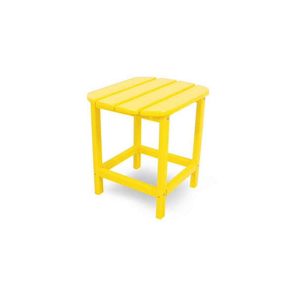 POLYWOOD SBT18LE South Beach 18" Outdoor Side Table, Lemon