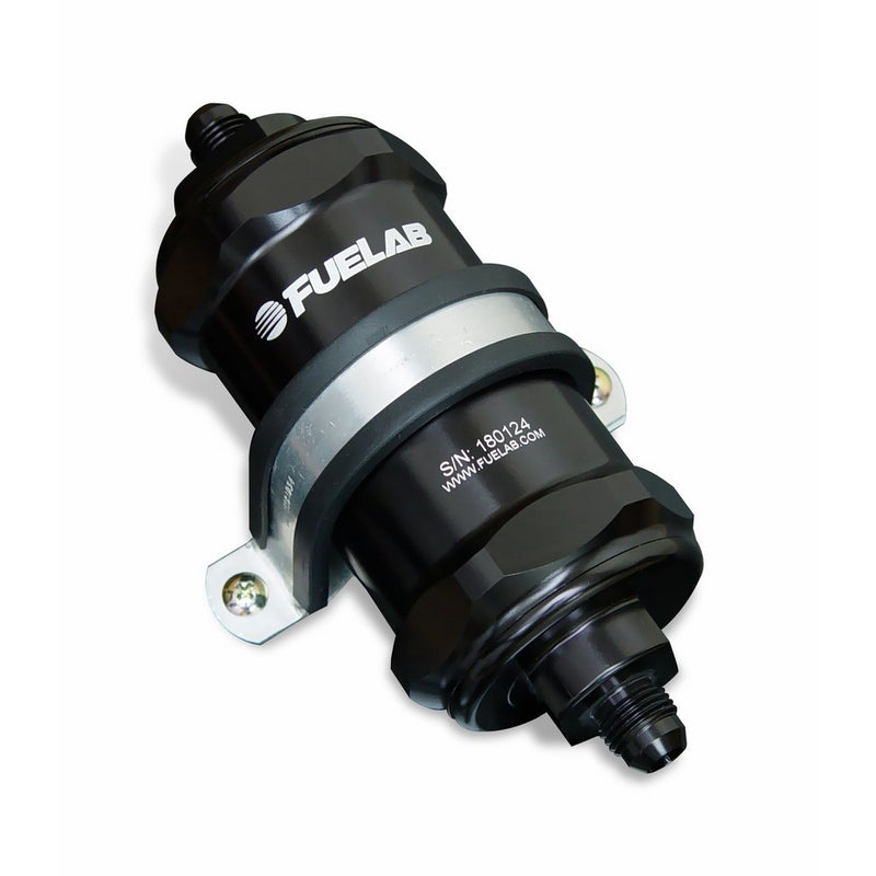 Fuelab 81801-1 Black 10 Micron Standard Length In-Line Fuel Filter