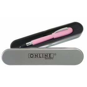 Online Young Line - Highway Of Writing, Raspberry Roller Ball with Standard Blue Ink Cartridge