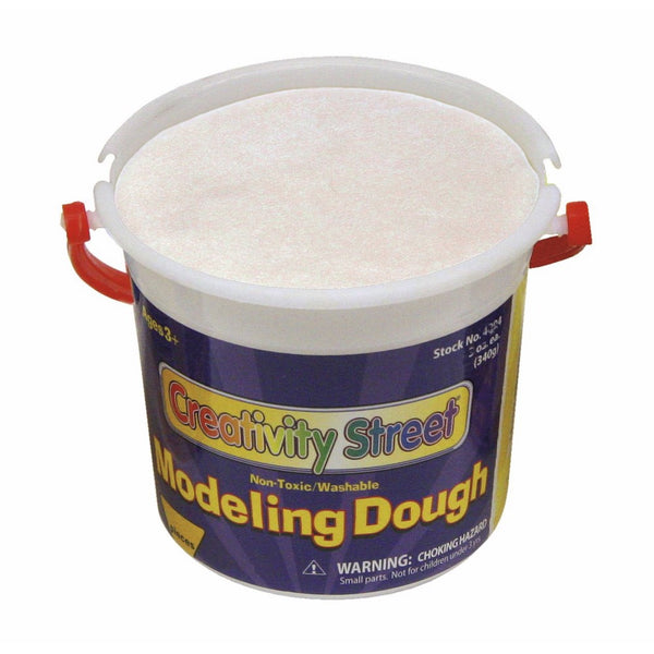 Creativity Street Modeling Dough, White, 3.3-lb. Tub (AC4069)