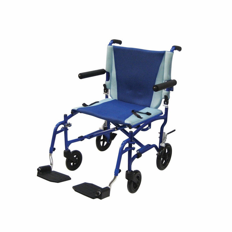 Drive Medical Transport Chair, Blue