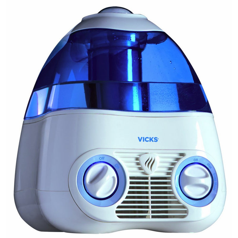Vicks Starry Night Cool Moisture Humidifier, Vicks Humidifier for Bedrooms, Baby, Kids Rooms, Light Up Star Display, 1 Gallon With Auto Shut-Off 24 Hours of Moisturizing, Use With Menthol VapoPads