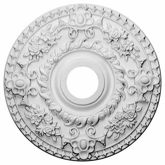 Ekena Millwork CM18RO 18-Inch OD x 3 1/2-Inch ID x 1 1/2-Inch P Rose Ceiling Medallion