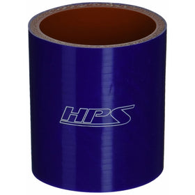 HPS HTSC-225-BLUE Silicone High Temperature 4-ply Reinforced Straight Coupler Hose, 100 PSI Maximum Pressure, 3" Length, 2-1/4" ID, Blue