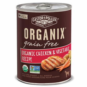 Castor & Pollux Organix Grain Free Organic Chicken & Vegetable - 12.7 oz