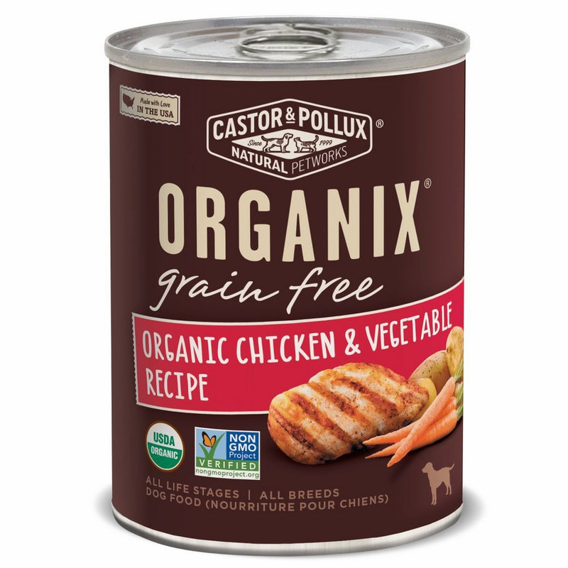 Castor & Pollux Organix Grain Free Organic Chicken & Vegetable - 12.7 oz