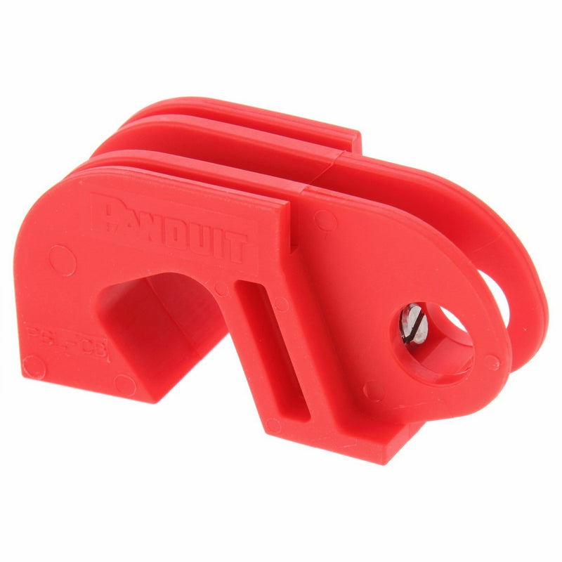 Panduit PSL-CB Universal Circuit Breaker Lockout Device, Red