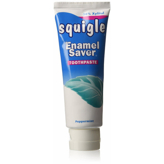 Squigle - Squigle Toothpaste,Peppermint,4 ounce (Pack of 2)