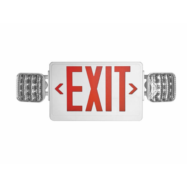 Howard Lighting HL03143RW Combo Exit/Emergency Light with Red Letters