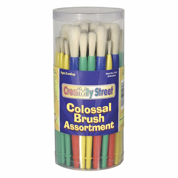 Creativity Street Preschool Brush Assortment, 58 Pack (AC5162)