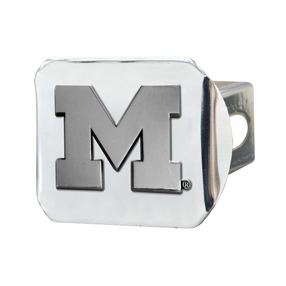 FANMATS14996NCAA University of Michigan Wolverines Chrome Hitch Cover