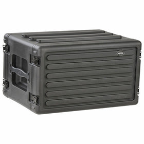 SKB 1SKB-R6S 6U Shallow Roto Rack with Steel Rails Front/Back, 10.5-Inch Deep Rail to Rail