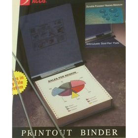 ACCO BRANDS 54042 Pressboard Hanging Data Binder, 14-7/8 x 8-1/2, Light Blue
