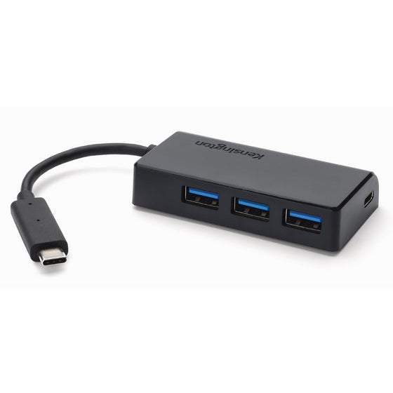 Kensington CH1000 USB-C to 4-Port USB 3.0 Hub for USB Type-C Devices (K33995WW)