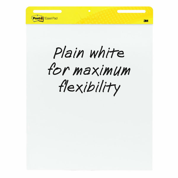 Post-it Super Sticky Easel Pad, 25 x 30 Inches, 30 Sheets/Pad, 2 Pads, Large White Premium Self Stick Flip Chart Paper, Super Sticking Power (559)