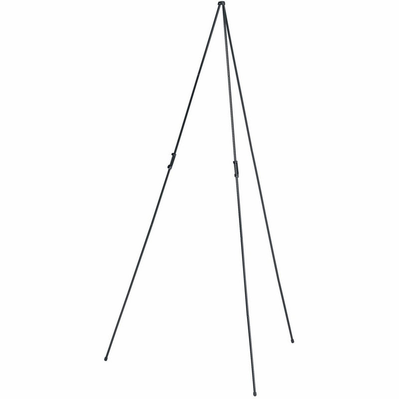 Quartet Easel, Portable Tripod, 63" Max. Height, Supports 5 lbs, Collapsible, Black (29E)
