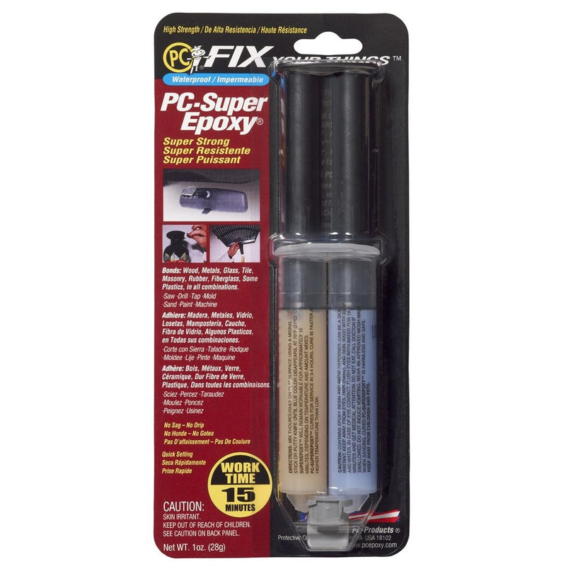PC Products 016619 Super Epoxy, 1 oz Size