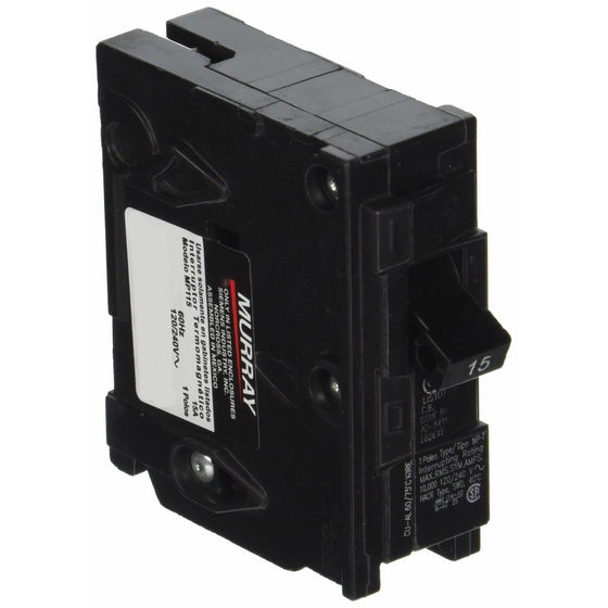 MP115 15-Amp Single Pole Type MP-T Circuit Breaker