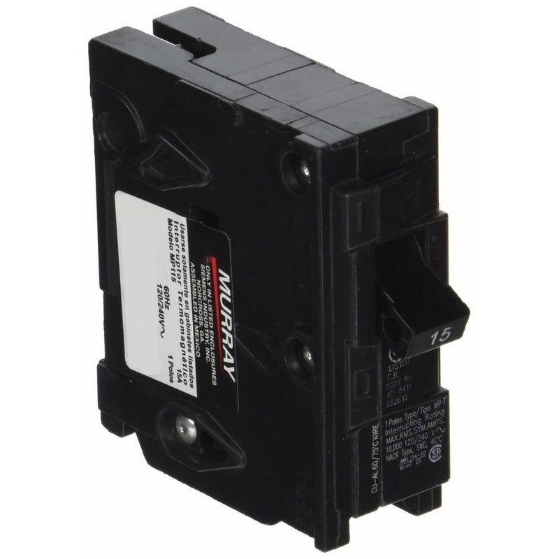 MP115 15-Amp Single Pole Type MP-T Circuit Breaker