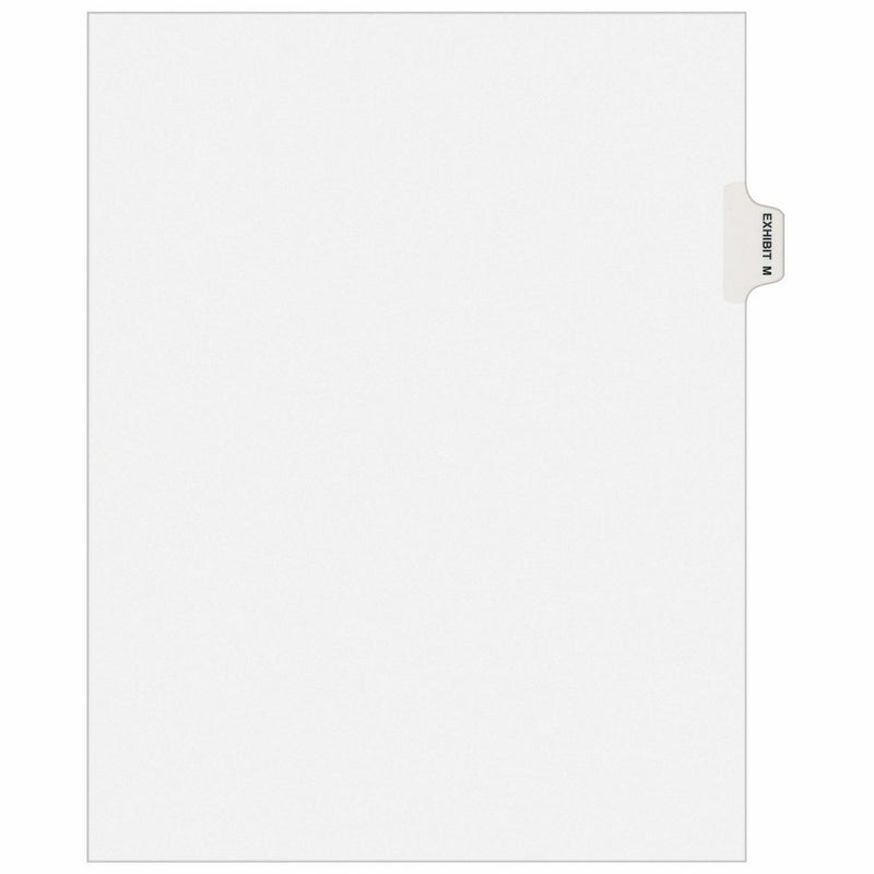 Avery Individual Legal Dividers, Letter Size, Exhibit M (01383)