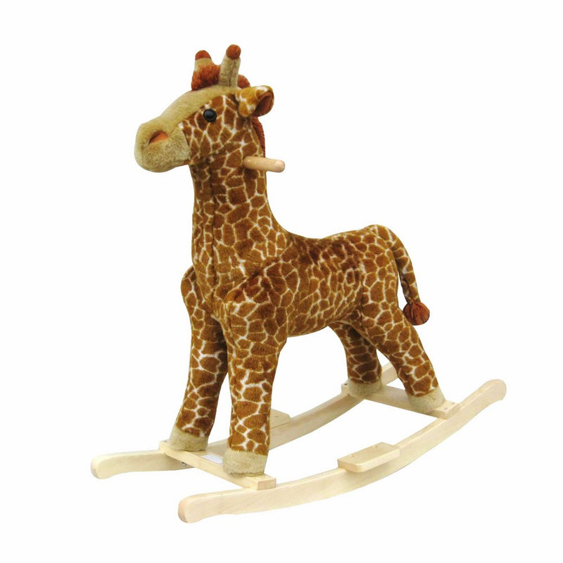 Happy Trails Giraffe Plush Rocking Animal