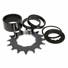 DMR Single Speed Spacer Kit, Includes 16t Cog