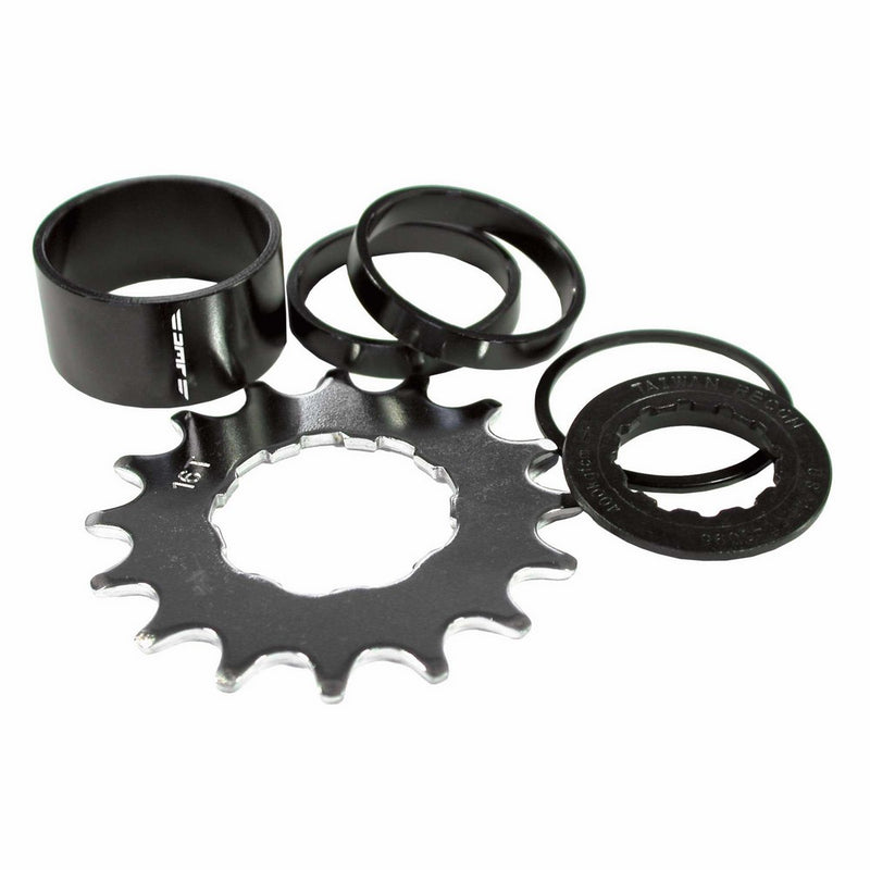 DMR Single Speed Spacer Kit, Includes 16t Cog