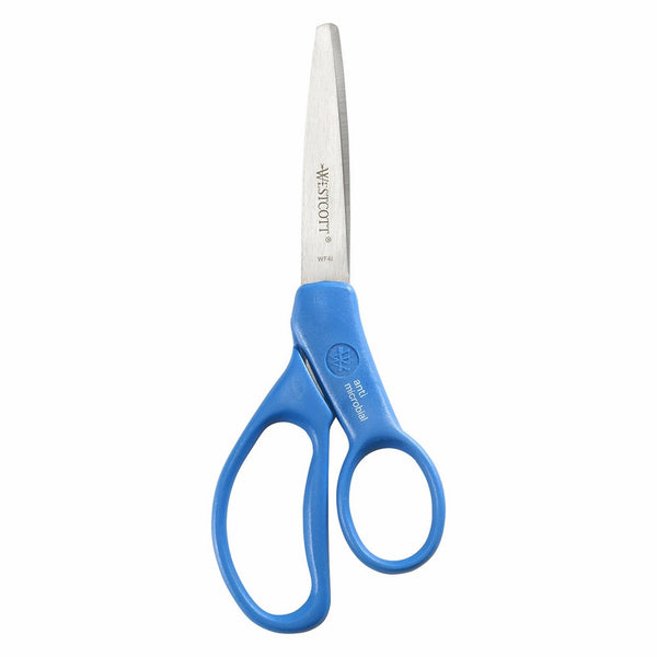 Westcott Student Scissors With Anti-microbial Protection, 7-Inch,Color Varies (14231)