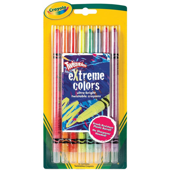 Bulk Buy: Crayola Twistables Extreme Crayons 8/Pkg-Bright Neon (3-Pack)