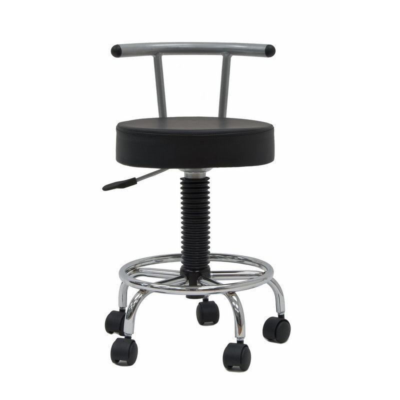 Studio Designs Futura Stool in Silver with Black 13181