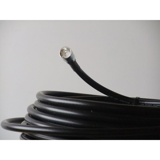 100 foot PL-259 Male MILSPEC RG-213 coaxial cable for Ham and CB Radio Transmission Antenna Line GMRS repeater and base M17/163A RG-213/U Coaxial Cable all Ham and CB Transmitters and antennas