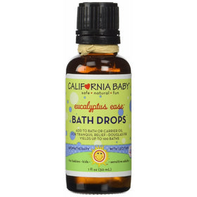 California Baby Bath Drops - Eucalyptus Ease - 1 oz
