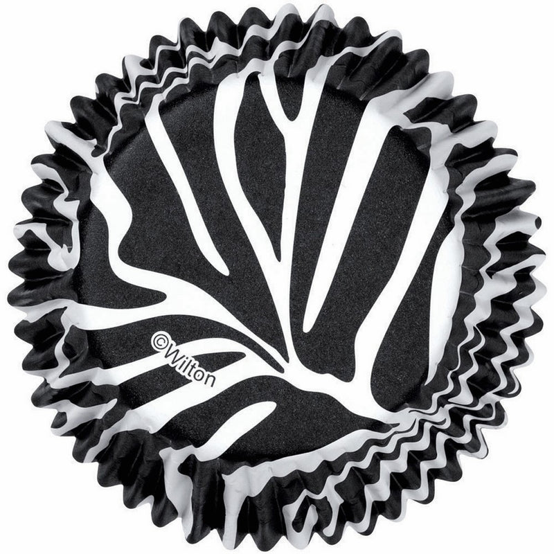 Wilton Zebra Standard Baking Cups, 75 Count
