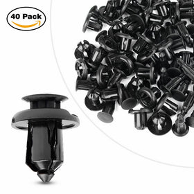 GOOACC Nylon Bumper 10mm Push Fender Flare Fastener Rivet Clips Furniture Assembly Expansion Screws Kit , 40 Pcs / Pack