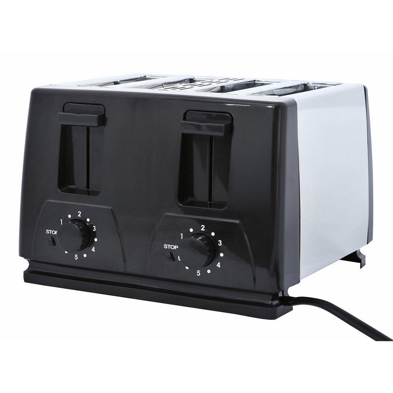 Brentwood TS-284 4 Slice Toaster, Black