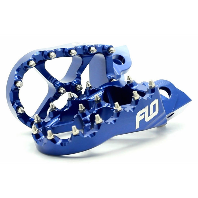 Flo Motorsports Blue Kawasaki Kxf250/450 Foot Pegs Fpeg-792blu