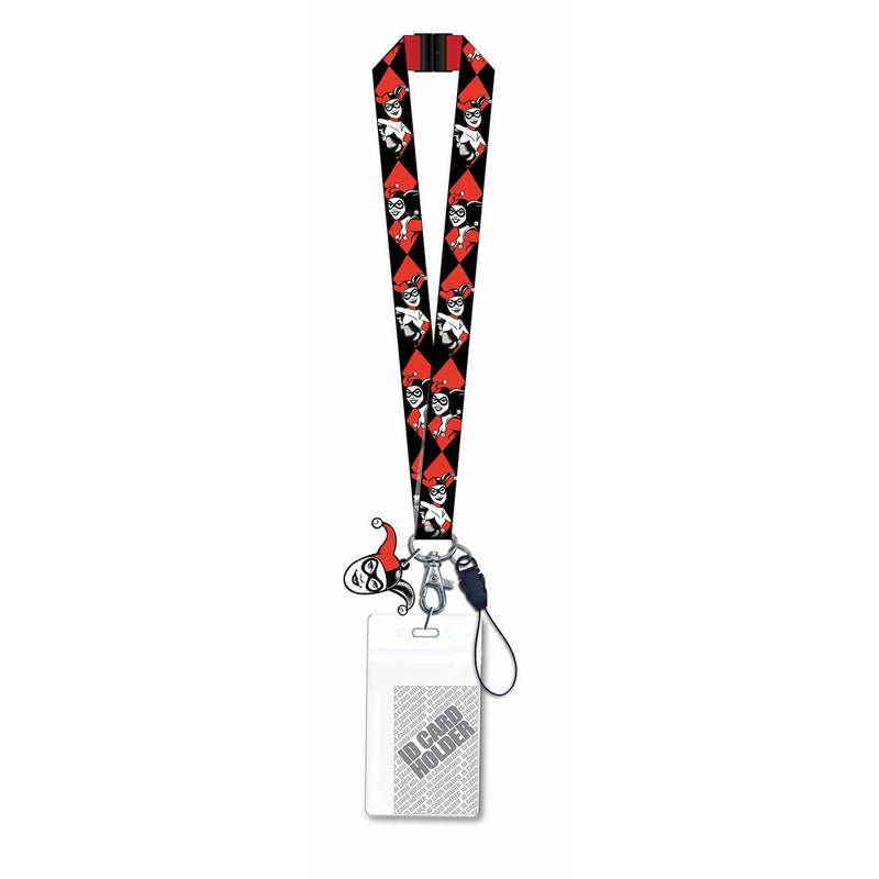 DC Harley Quinn Lanyard with PVC Dangle